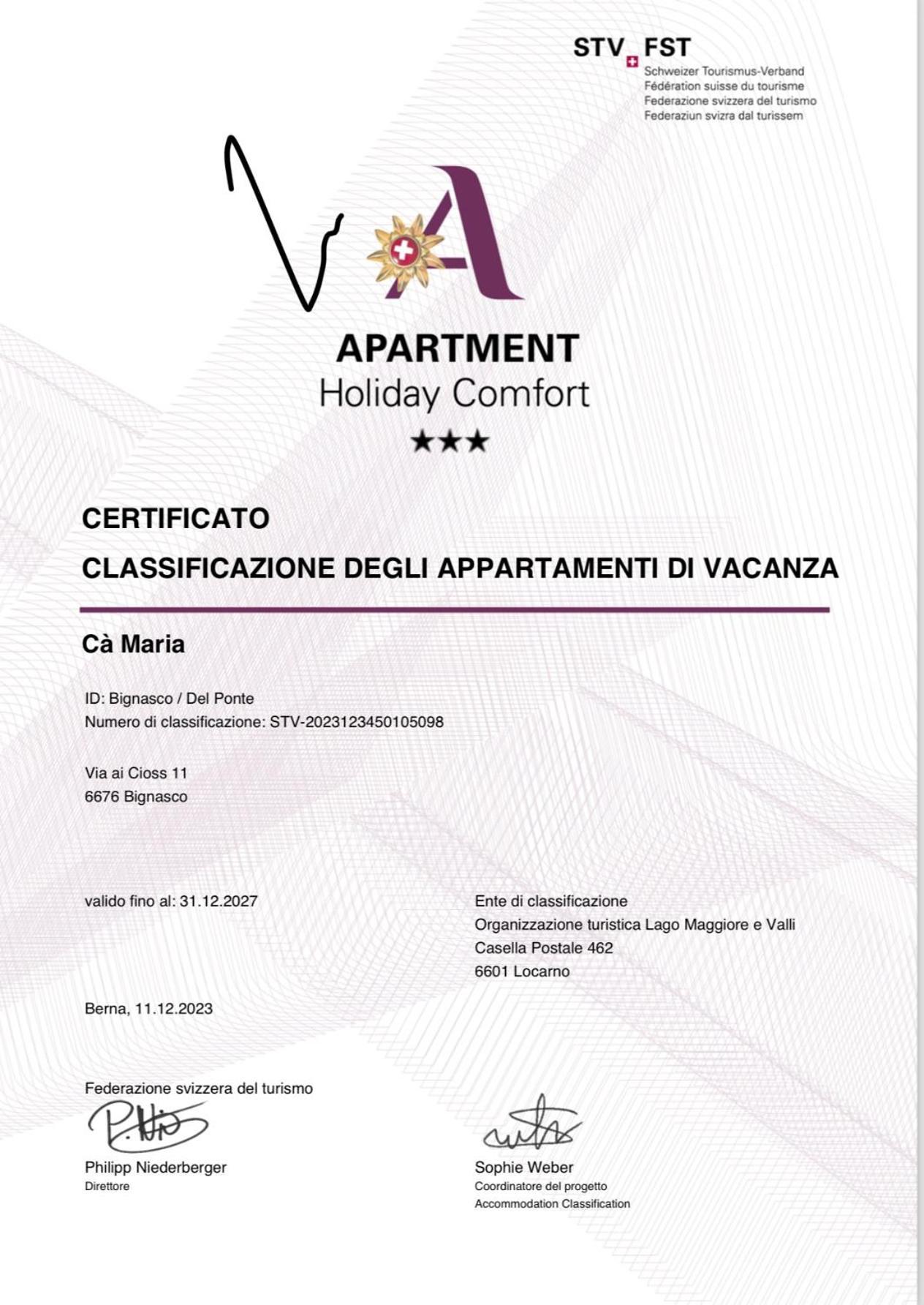 Apartamento Ca Maria Bignasco Exterior foto
